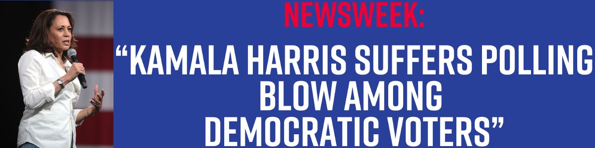 Newsweek: “Kamala Harris Suffers Polling Blow Among Democratic Voters”