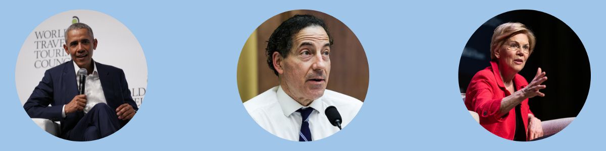 Obama, Raskin, and Warren