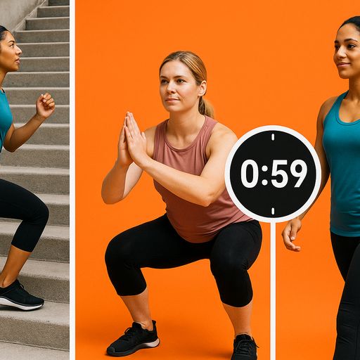 Exercise Snacks para Iniciantes (2025): lanches de exercício de 1 minuto para queimar gordura — guia de escadas, agachamentos e mini-caminhadas com cronograma de 4 semanas