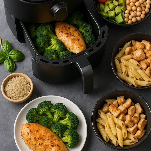 Air Fryer Saudável para Iniciantes (2025): 12 refeições proteicas e fáceis em 15 minutos para emagrecer comendo bem