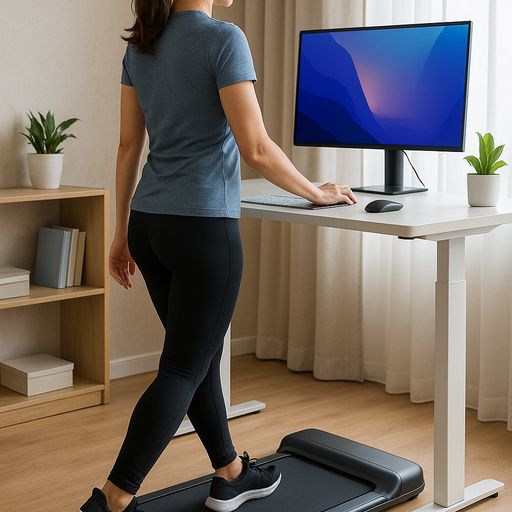 Walking Pad no Home Office: Guia para Iniciantes (2025) — como bater 8.000 passos/dia trabalhando, configuração segura e plano de evolução de 4 semanas