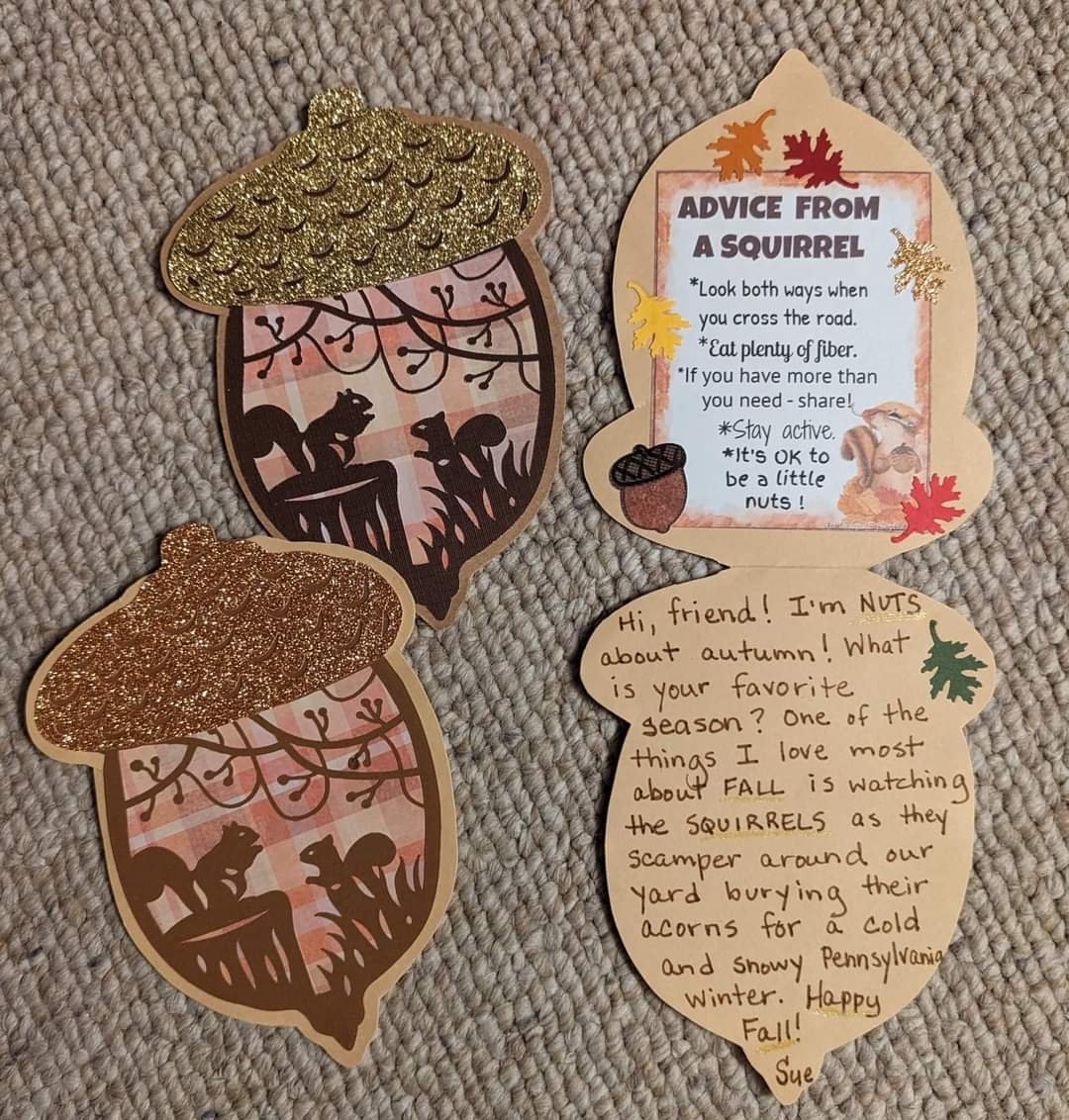 Crafty Acorn Card