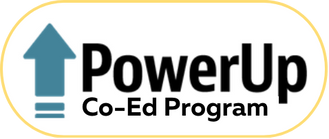PowerUp Co-Ed Program logo