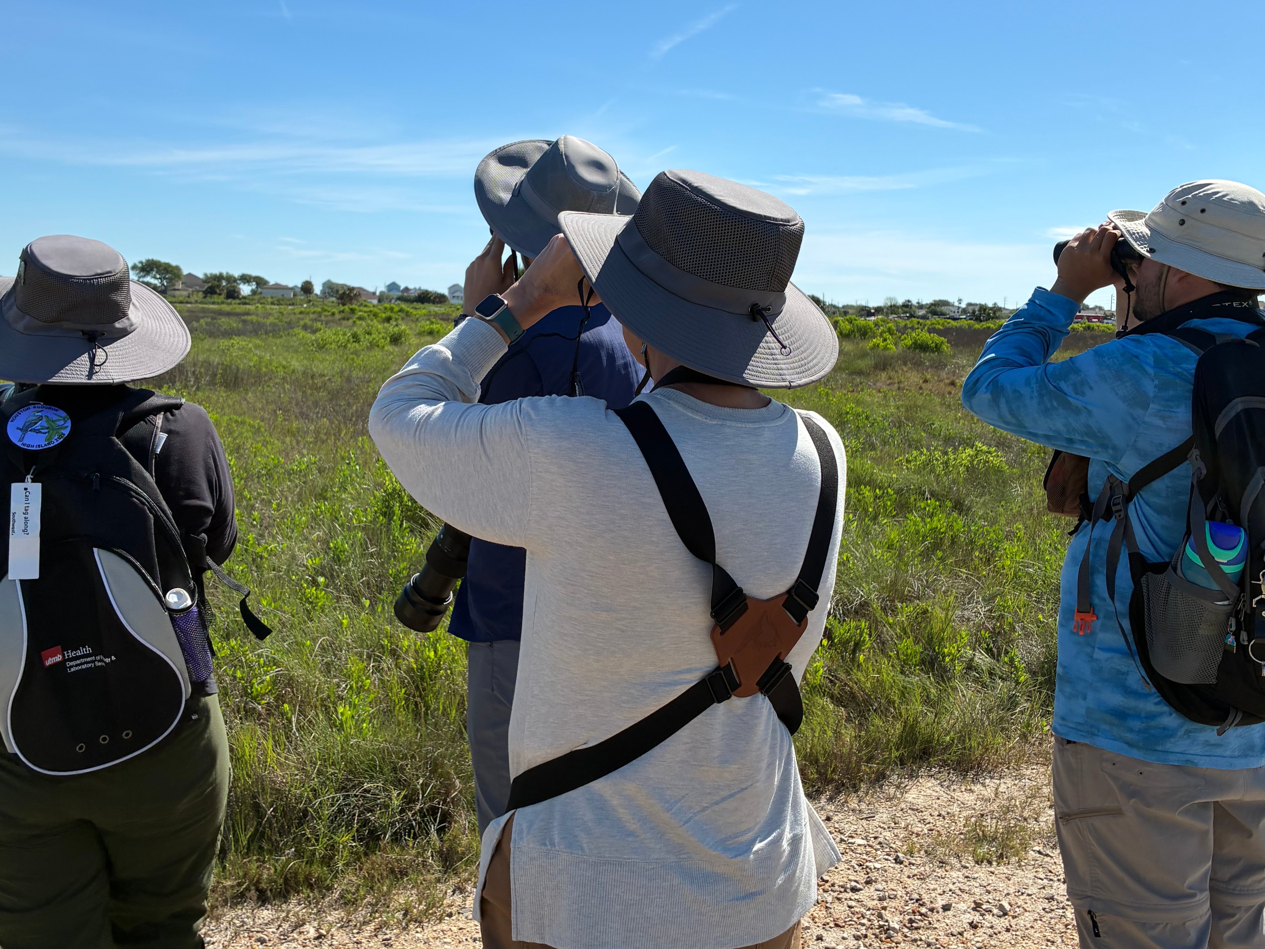 Bird survey at Turtle Bayou Nature Preserve