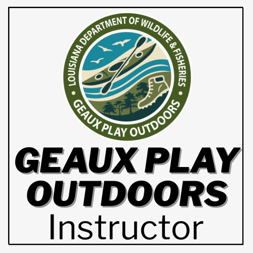 Explore volunteer opportunities as a Geaux Play Outdoors program Instructor