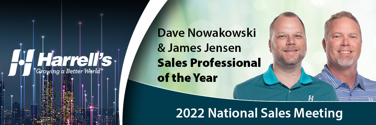 Harrell's Announces 2022 Sales Professionals of the Year
