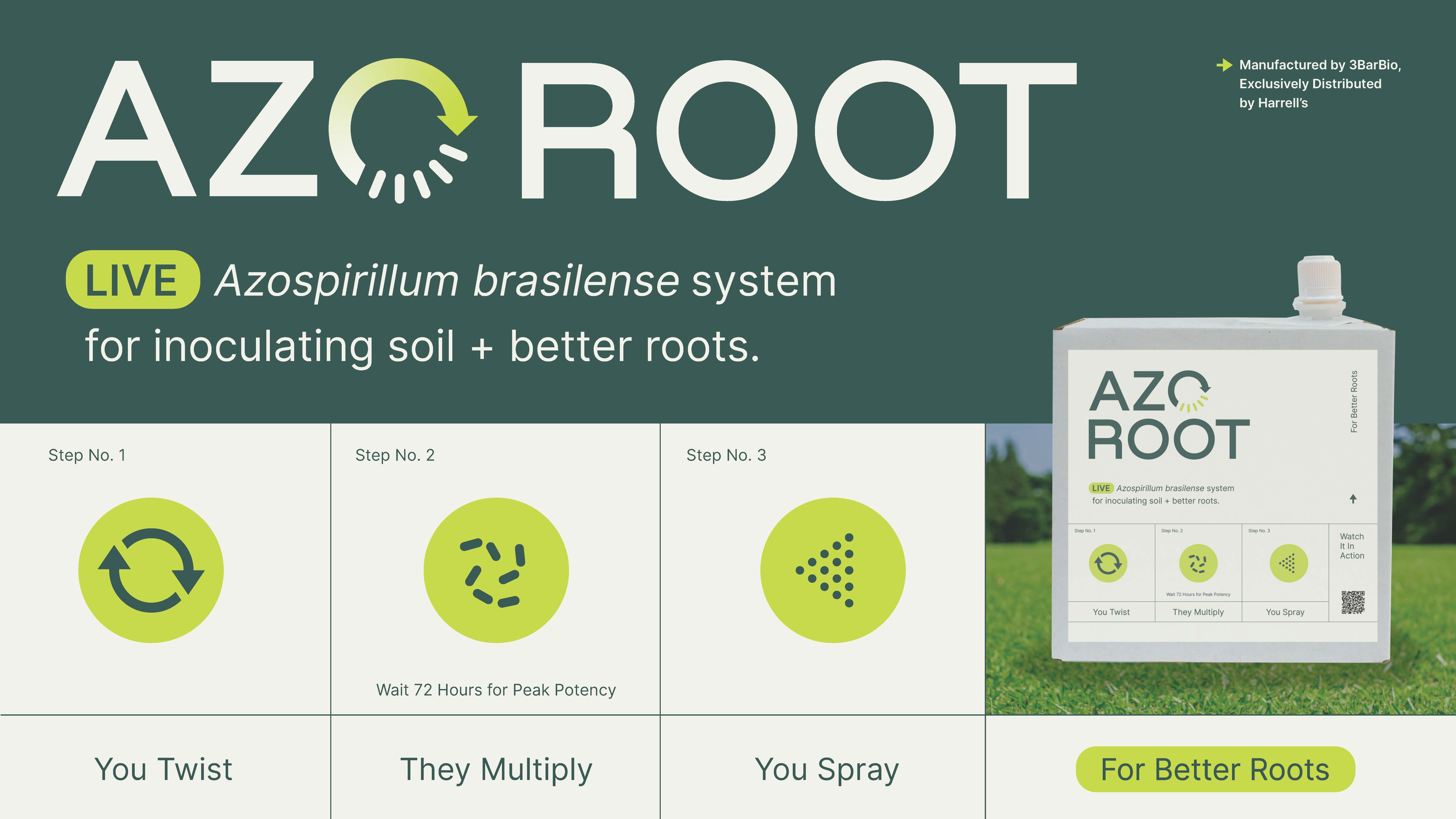 Azospirillum brasilense - Azo Root for Horticulture