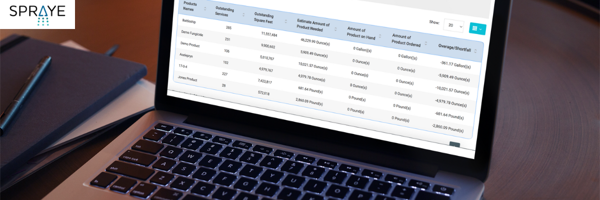 How to Manage Inventory to Optimize Ordering for Lawn Care Companies with Spraye