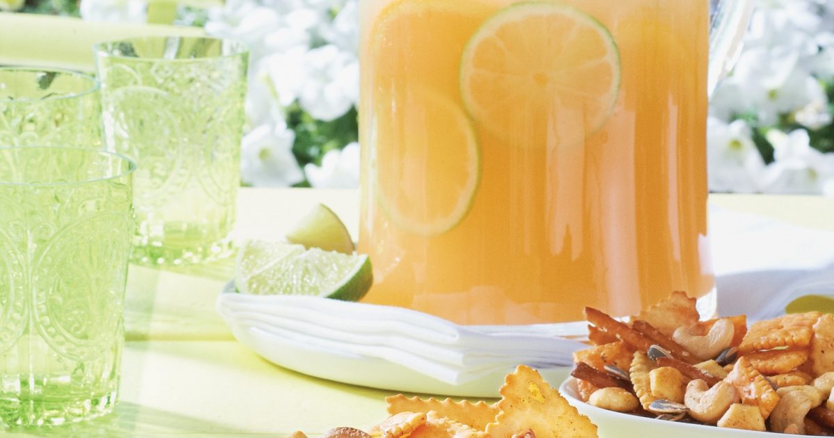 MangoOrange Seltzer Recipe LifeBeautiful Magazine