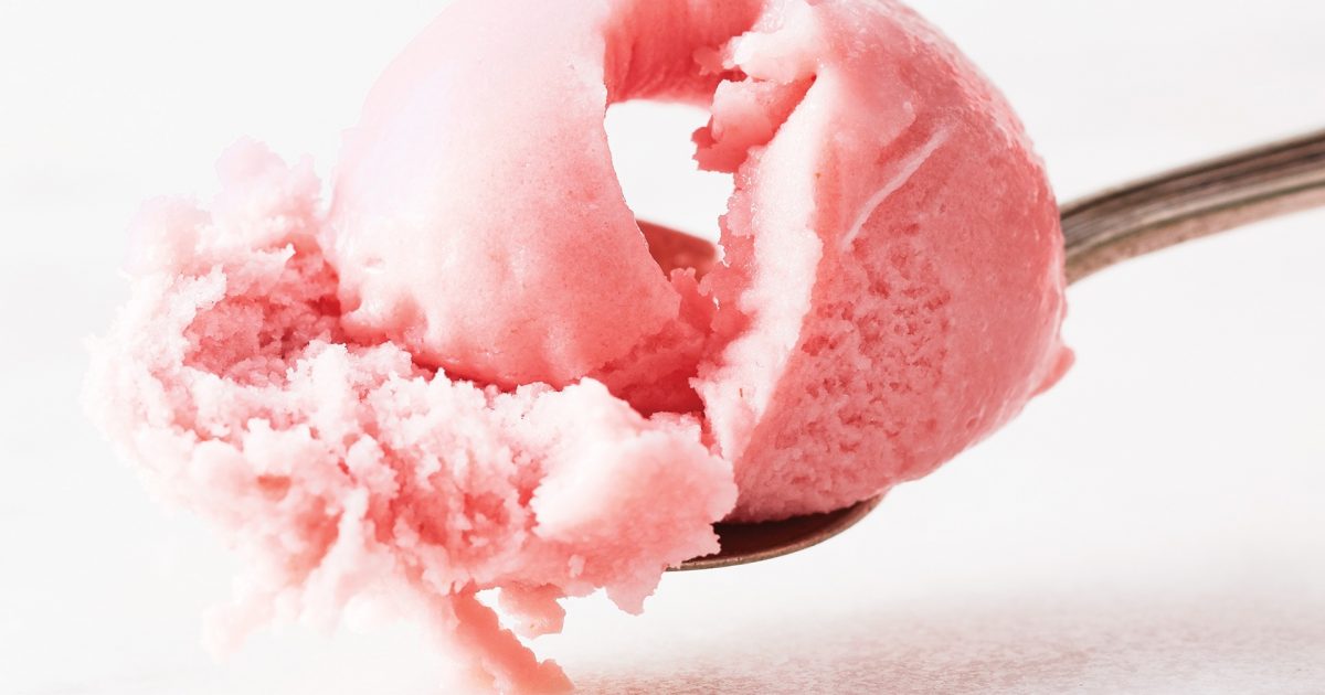 Instant Strawberry Sorbet - Life:Beautiful Magazine