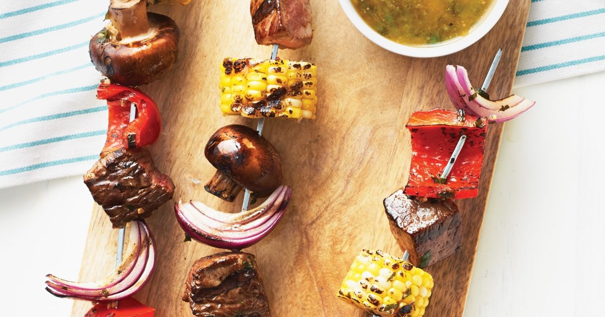 SteakAndPepper Skewers with Tarragon… LifeBeautiful Magazine