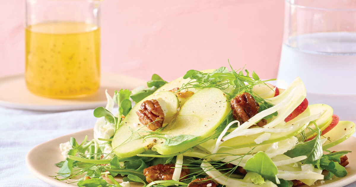 AppleFennel Arugula Salad LifeBeautiful Magazine