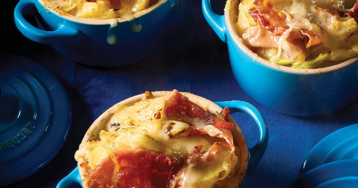 Scalloped Potatoes with Leeks and Prosciutto - Life:Beautiful Magazine