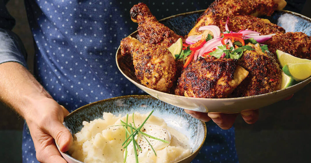 Spicy Chicken with Mustard and Lime - Life:Beautiful Magazine