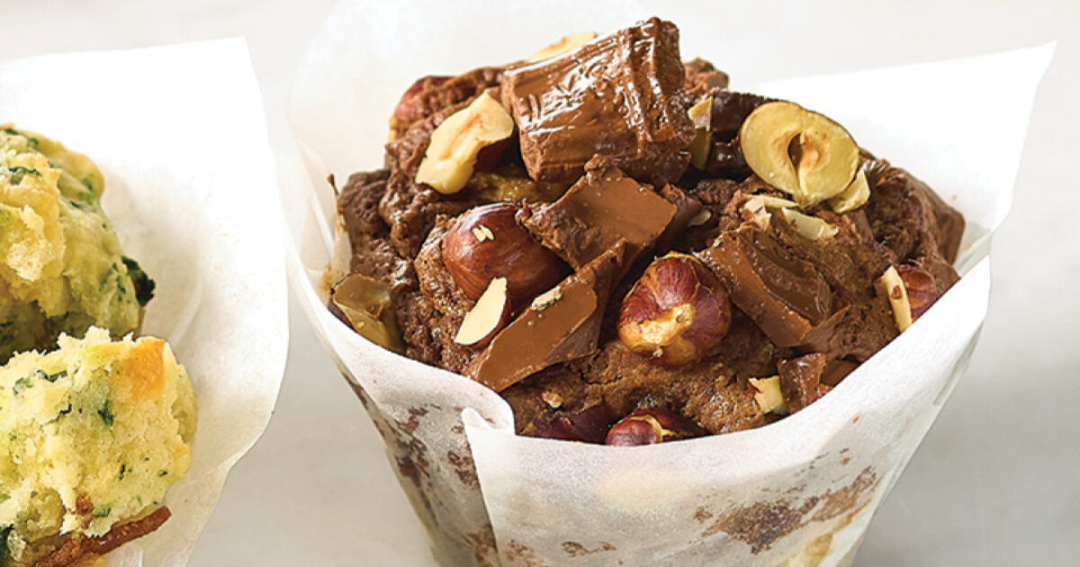 Chocolate-Hazelnut Muffins with Banana - Life:Beautiful Magazine