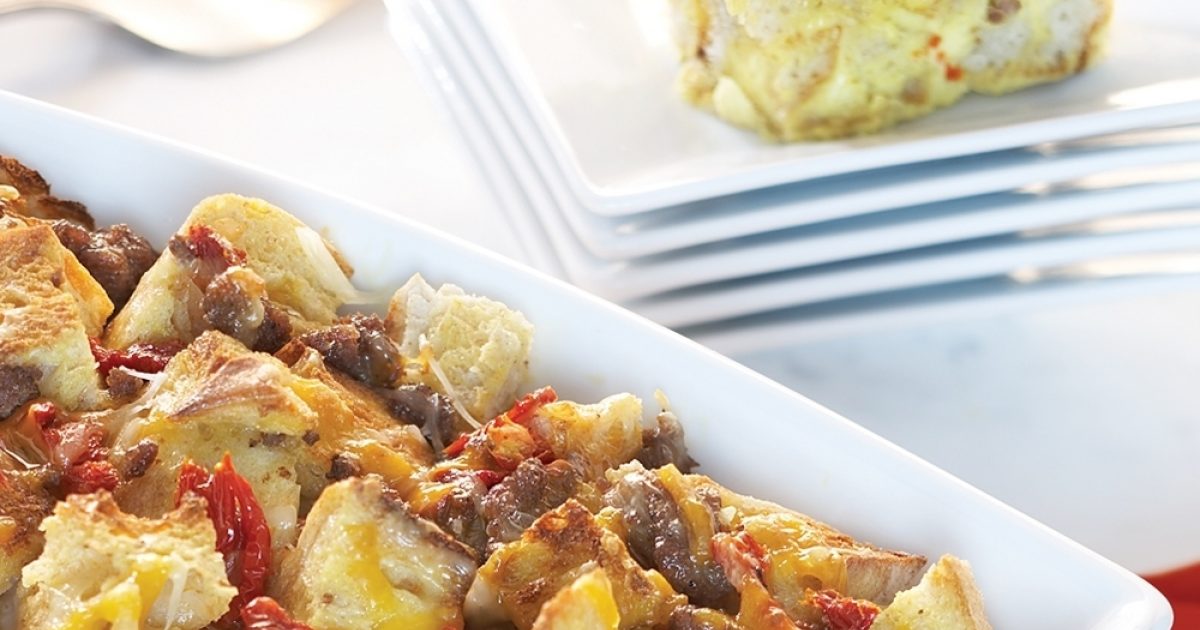 Egg Casserole with Sausage and SunDried… LifeBeautiful Magazine