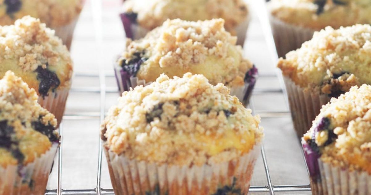Blueberry Crumb Muffins Recipe - Life:Beautiful Magazine