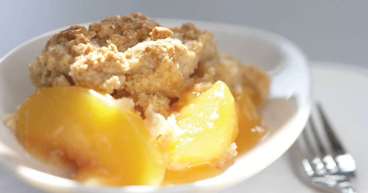 Peach and Oat Cobbler Recipe LifeBeautiful Magazine