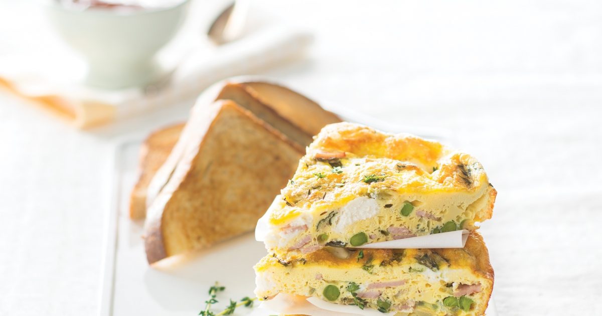 Goat Cheese Frittata Recipe LifeBeautiful Magazine