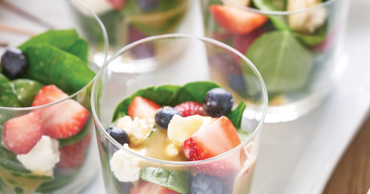 Goat Cheese, Berry & Spring Mix Salad Recipe - Life:Beautiful Magazine