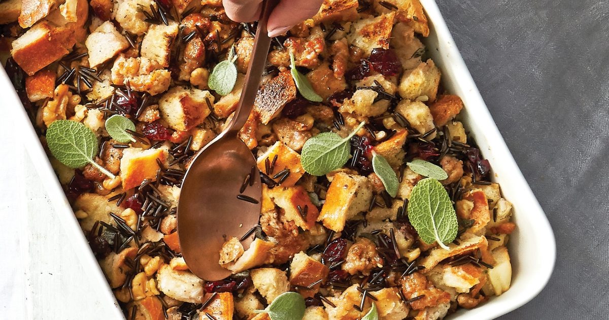 Sage & Wild Rice Dressing Recipe LifeBeautiful Magazine