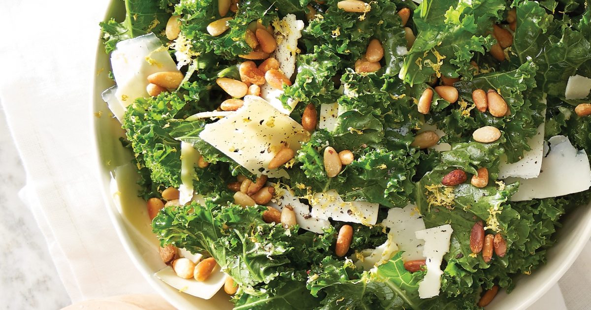 Lemon and Garlic Kale Salad Recipe - Life:Beautiful Magazine