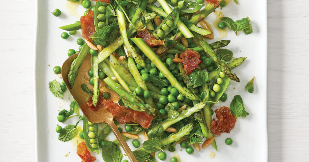 Spring Peas, Asparagus and Prosciutto Salad - Life:Beautiful Magazine