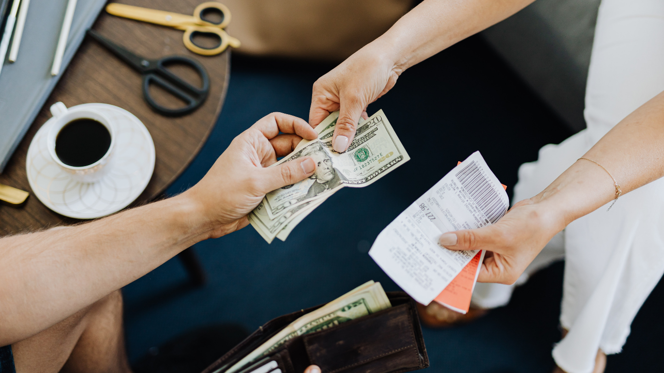 Paying by Cash or Card
