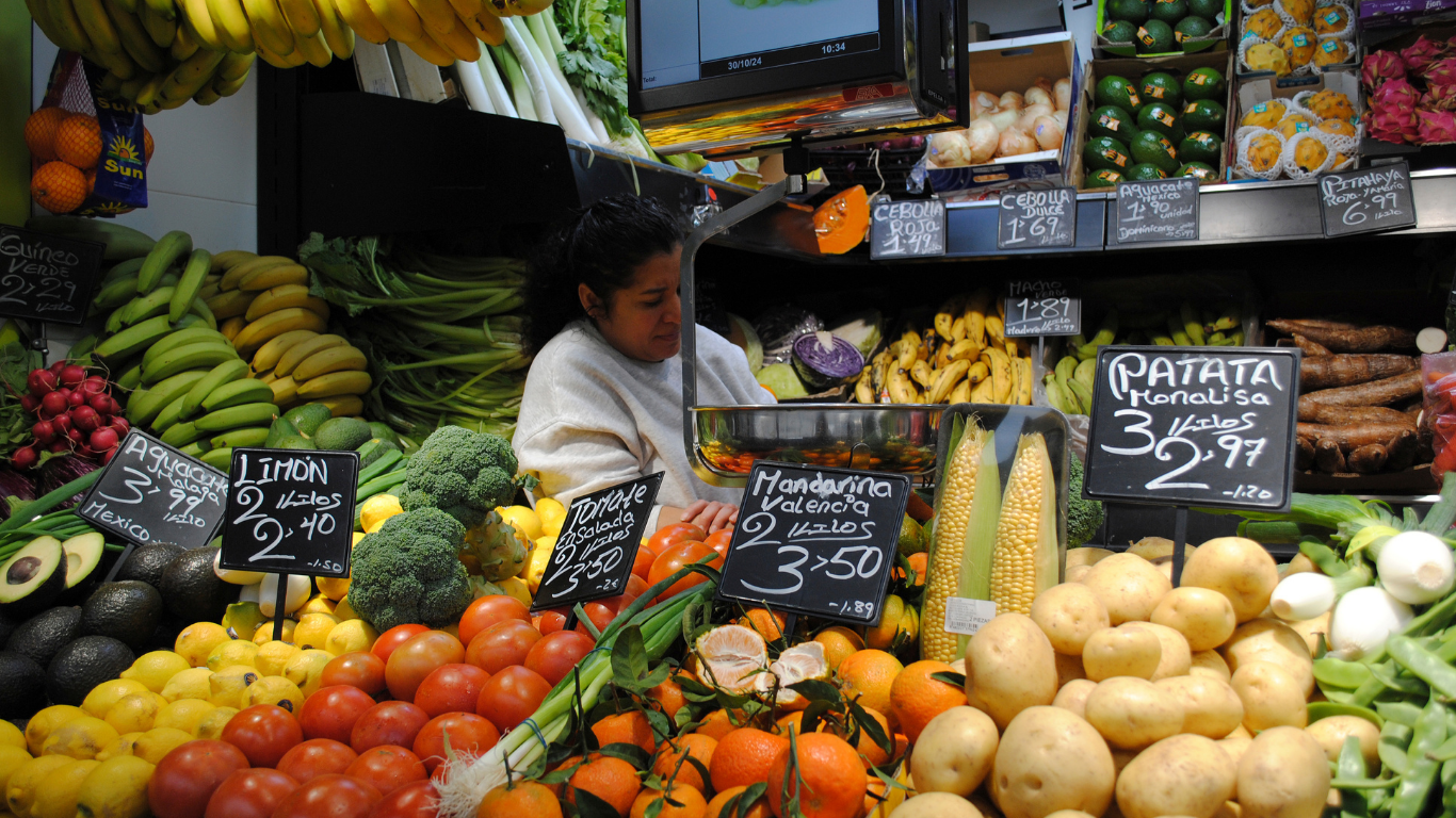 Shopping at a Local Market