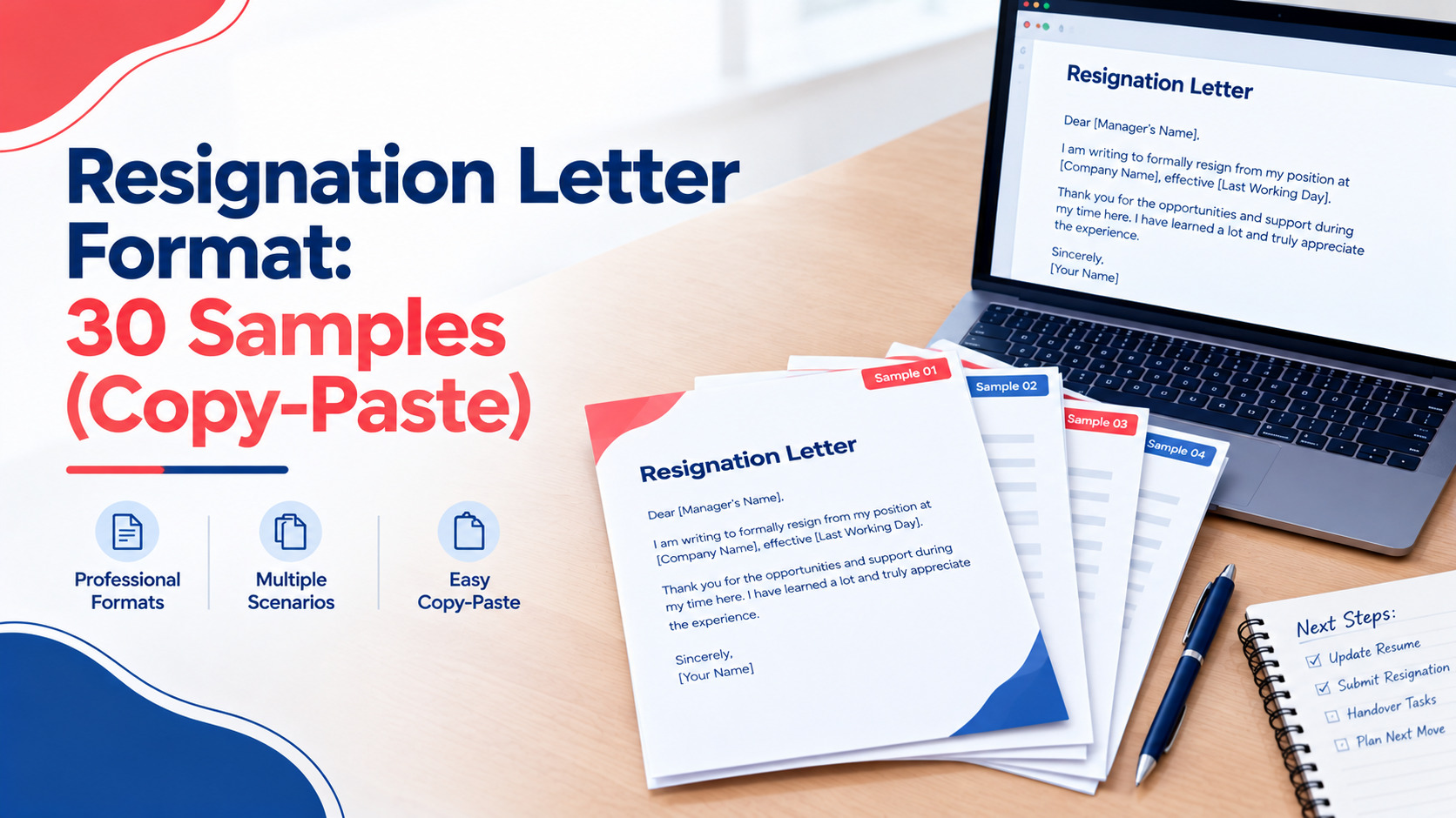 Resignation Letter Format: 30 Samples for Every Situation (One Line to Two Weeks’ Notice)