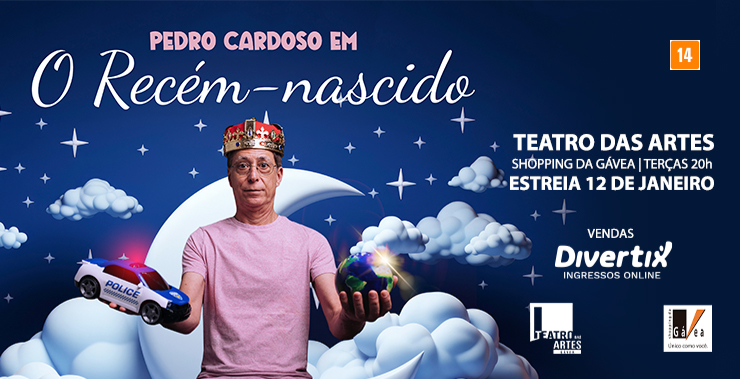 Banner da peça O RECÉM-NASCIDO