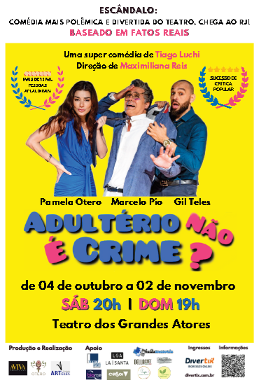 Capa da peça Adultério não é crime?