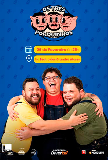 Capa da peça Porquinhos