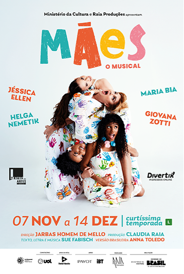 Capa da peça Mães, o Musical