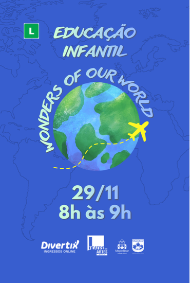 Capa da peça Wonders of Our World - Maple Bear Botafogo