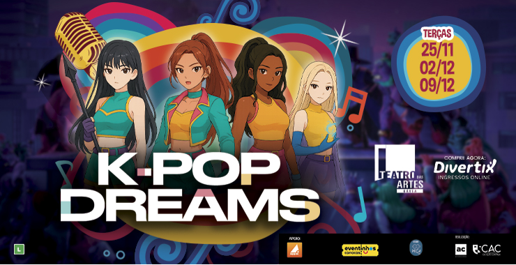Banner da peça K-Pop Dreams TDA