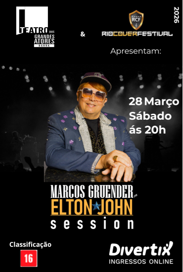 Capa da peça Tributo a Elton John