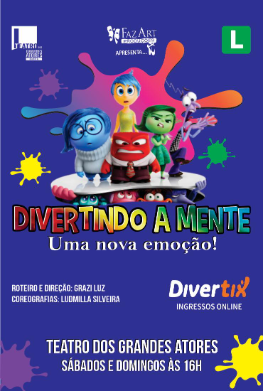 Capa da peça Divertindo a mente