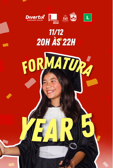 Capa da peça Formatura Year 5 - Maple Bear Botafogo