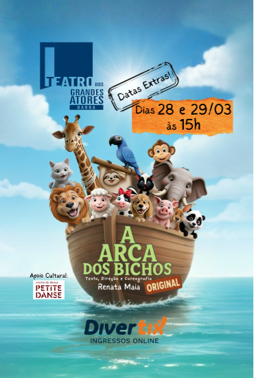 Capa da peça A Arca dos Bichos