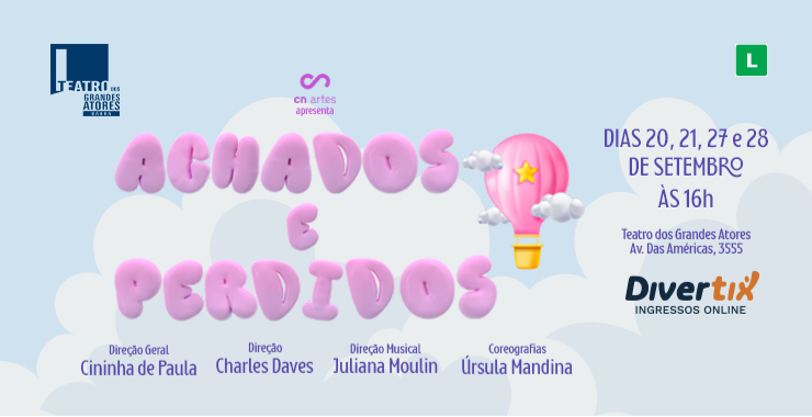 Banner da peça Achados e Perdidos