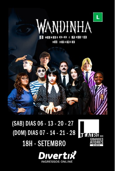 Capa da peça Wandinha