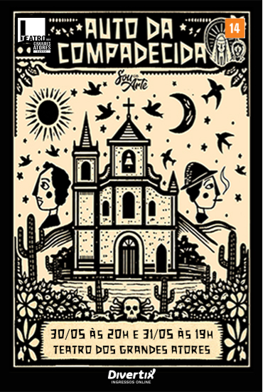 Capa da peça Auto da Compadecida