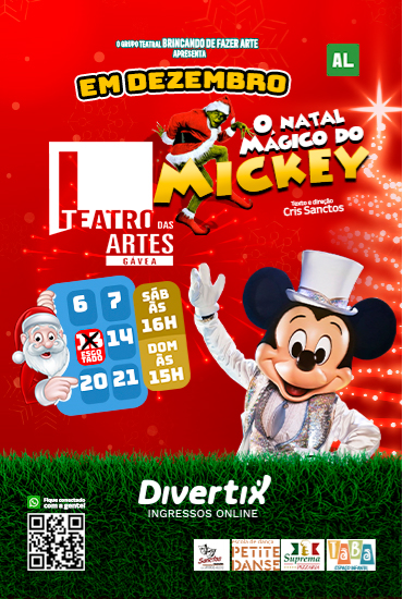 Capa da peça O NATAL MÁGICO DO MICKEY