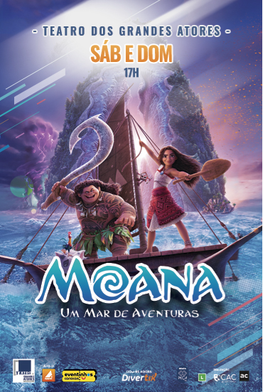 Capa da peça Moana - Um mar de aventuras