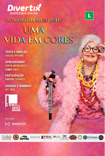 Capa da peça Uma Vida em Cores