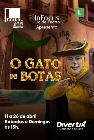 Capa da peça O Gato de Botas