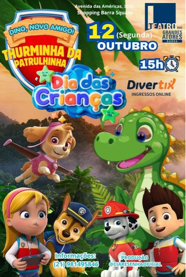 Capa da peça Turminha da Patrulha