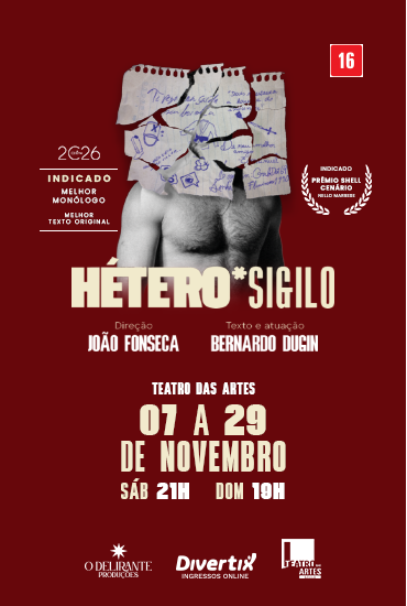 Capa da peça HÉTERO SIGILO