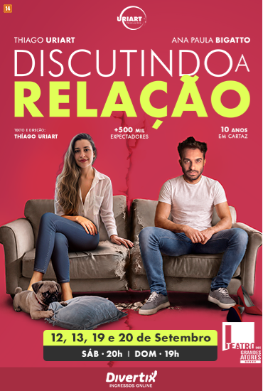 Capa da peça DR – Discutindo a Relação